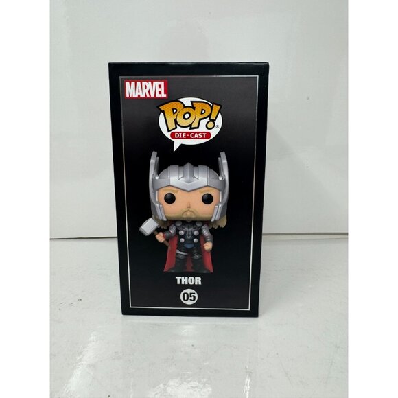 Funko Pop! Die-Cast Thor #05 Thor Funko Exclusive Die-Cast Collectible - Picture 3 of 7
